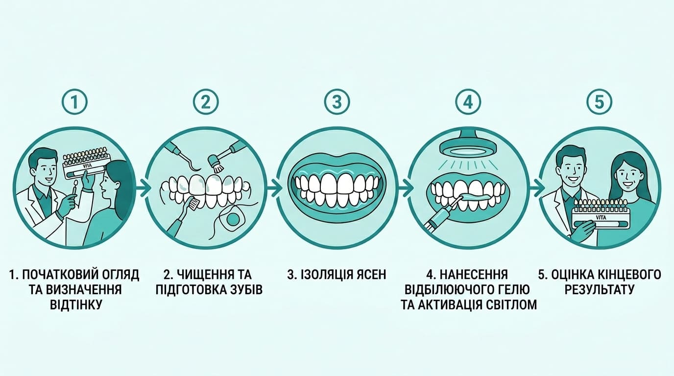 Професійне відбілювання зубів